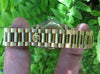 ROLEX PRESIDENT 18k YELLOW  GOLD BAND MIDSIZE 31mm WHITEGOLD DIAMOND BEZEL 68278