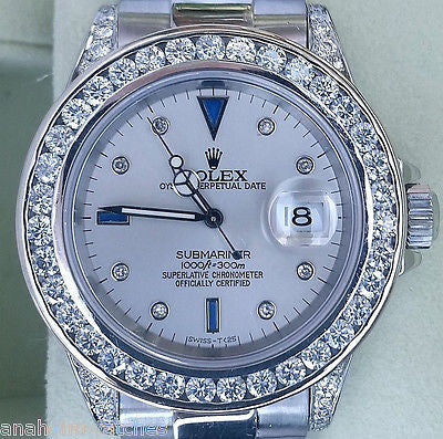 Rolex submariner iced hot sale