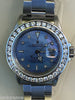 ROLEX SUBMARINER MENS STAINLESS BLUE MOTHER OF PEARL DIAMOND DIAL & BEZEL 16610