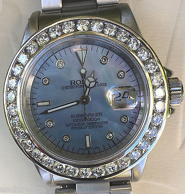 Rolex submariner 2025 diamond face