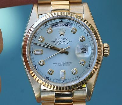 Rolex 18038 2025 diamond dial