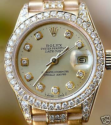 Ladies rolex presidential hot sale