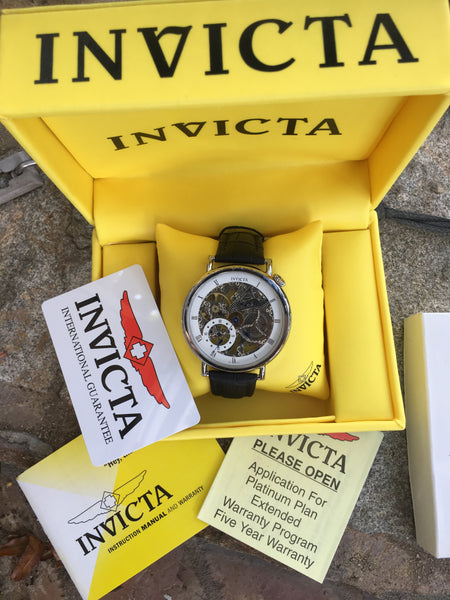 invicta(インヴィクタ) / クォーツ腕時計/アナログ/ラバー/BLK