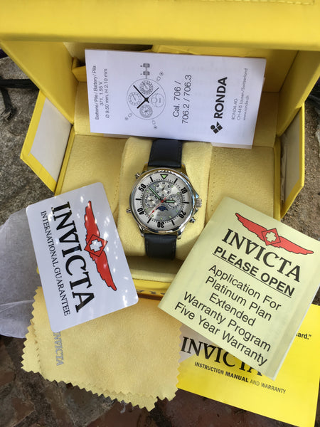 INVICTA 3011 Day Date Month Moonphase Multi-function 44mm