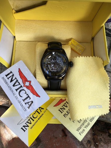 Invicta Automatic Skeleton Black Watch Stainless Steel Women’s Watch w/ Box INVICTA 2912 Skeleton Automatic Stainless Steel 50mm Watch  main image 2