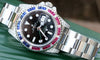 Rolex 116710 GMT Master II 40mm Stainless Steel Diamond Ruby Sapphire Pepsi
