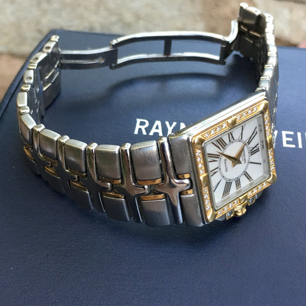 Raymond Weil Ladies Parsifal Stainless Steel Two Tone Diamond