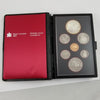 1981 Royal Canadian Mint 7 Coin Proof Set Locomotive Dollar 50% SILVER