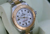 ROLEX YACHTMASTER MENS 16623 TWO TONE 18K GOLD STAINLESS STEEL WATCH