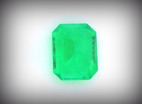 3.40ct Natural Columbian Emerald Cut Emerald