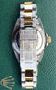 ROLEX SUBMARINER TWO TONE GOLD STAINLESS STEEL BLUE ON BLUE DIVER WATCH 16613