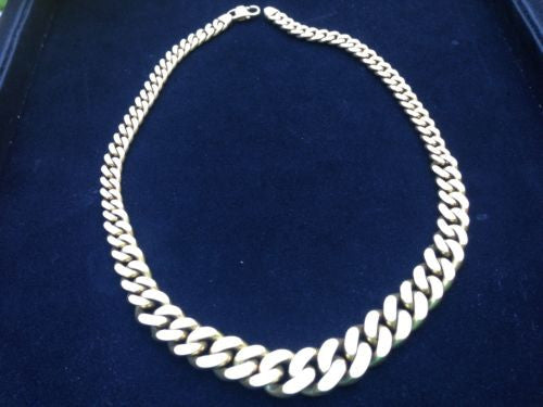 14k yellow gold Italian chain necklace. 3.2oz. 16