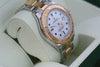 ROLEX YACHTMASTER MENS 16623 TWO TONE 18K GOLD STAINLESS STEEL WATCH