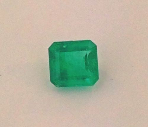 4.10ct Asscher Cut Natural Zamian Emerald  - 10mm x 10mm