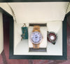 ROLEX PRESIDENT 18k YELLOW  GOLD BAND MIDSIZE 31mm WHITEGOLD DIAMOND BEZEL 68278