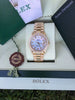 ROLEX MIDSIZE LADIES 31mm 18k YELLOW GOLD PRESIDENT 68278 DIAMOND BEZEL DIAL MoP
