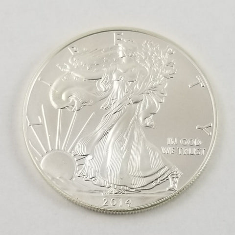 2014 American Eagle 1oz .999 Fine Silver - $1 Uncirculated Bullion Ounce Dollar