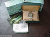 ROLEX SUBMARINER WATCH MENS LADIES 2TONE SLATE SERTI DIAMOND AND SAPPHIRE DIAL