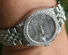 ROLEX DIAMOND LADIES MENS MIDSIZE 31 mm DATEJUST 18K WHITE GOLD UNWORN MINT