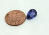 4.55ct Pear Shape Ceylon Blue Sapphire - Rare Deep Purple Color