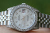 ROLEX MENS LADIES 36mm DATEJUST 116234 STAINLESS STEEL DIAMOND DIAL BEZEL LUGS