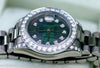 ROLEX PRESIDENT LADIES 18k WHITE GOLD MOTHER OF PEARL DIAMOND DIAL BEZEL 179239