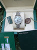 ROLEX MIDSIZE STEEL DATEJUST DIAMOND DIAL GOLD PRESIDENT BRACELET & BEZEL 178240