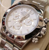 ROLEX DAYTONA COSMOGRAPH STEEL WHITE DIAL SILVER SUB DIALS MODEL 116520