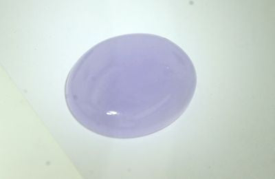 26.75ct Natural Oval Cut Lavender Jade - No Dye - RARE