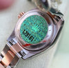 ROLEX LADIES DATEJUST TWO TONE TAHITIAN BLACK MOTHER-OF-PEARL DIAMOND DIAL