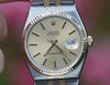 ROLEX WATCH OYSTER QUARTZ DATEJUST 36mm MENS 7million 18k GOLD & STEEL & PAPERS