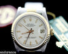 ROLEX DATEJUST MIDSIZE / LADIES TWO TONE WATCH JUBILEE DIAL & BRACELET  68273