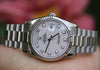 ROLEX MENS 18K WHITE GOLD PRESIDENT 118239 ALL DIAMOND MOTHER of PEARL