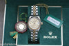 ROLEX LADIES DATEJUST QUICKSET TWO TONE GOLD STEEL 26mm MODEL 69173