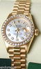 ROLEX PRESIDENT LADIES 26mm 18K YELLOW GOLD 69178 DIAMOND PEARL DIAL BEZEL