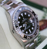 ROLEX GMT MASTER II 2 STAINLESS STEEL BLACK on BLACK  WATCH 116710