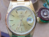 ROLEX MENS LADIES 36mm PRESIDENT WATCH 18K YELLOW GOLD 18238 DAY DATE BOX PAPERS