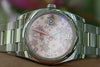 ROLEX DATEJUST LADIES MENS 36mm STAINLESS STEEL PINK FLORAL 116200 UNWORN