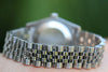 ROLEX MIDSIZE LADIES 31mm DATEJUST STAINLESS STEEL 18K WHITE GOLD BEZEL 178274
