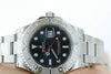 ROLEX NEW UNWORN MENS YACHTMASTER PLATINUM STAINLESS BLUE 116622
