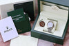 ROLEX MIDSIZE LADIES 31mm DATEJUST STAINLESS STEEL 18K WHITE GOLD BEZEL 178274
