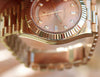 ROLEX MENS PRESIDENT DAY-DATE II 18k ROSE GOLD 41mm PINK DIAL FACTORY DIAMOND