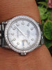 ROLEX WATCH MENS DATEJUST 36mm STAINLESS STEEL DIAMOND DIAL BEZEL LUGS 16014