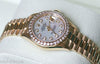ROLEX PRESIDENT LADIES 26mm 18K YELLOW GOLD 69178 DIAMOND PEARL DIAL BEZEL