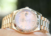 ROLEX MENS PRESIDENT DAY-DATE II 18k ROSE GOLD 41mm PINK DIAL FACTORY DIAMOND