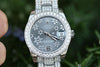 ROLEX LADIES MIDSIZE 31mm DATEJUST FLORAL DIAL DIAMOND BEZEL BAND UNWORN 178240