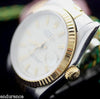 ROLEX DATEJUST MIDSIZE / LADIES TWO TONE WATCH JUBILEE DIAL & BRACELET  68273