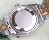 ROLEX DATEJUST TWO TONE STAINLESS 18K GOLD DIAMONDS BEZEL PINK MOTHER OF PEARL