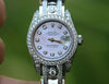 Rolex 26mm Datejust 179160 Stainless Steel Ladies Diamond Dial Bezel Band Lugs