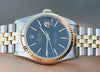ROLEX DATEJUST MENS 18K YELLOW GOLD STAINLESS STEEL MODEL 16233